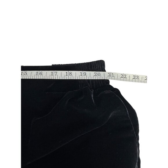 Lane Bryant NEW Black Velvet Pull On Wide Leg Pants Plus Size 22 Short Party - Picture 9 of 12